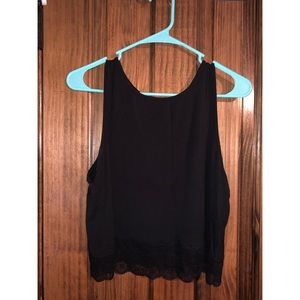 Lace crop top